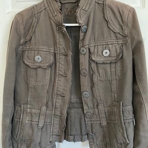 Brown Autumn Jean Jacket in Sz S